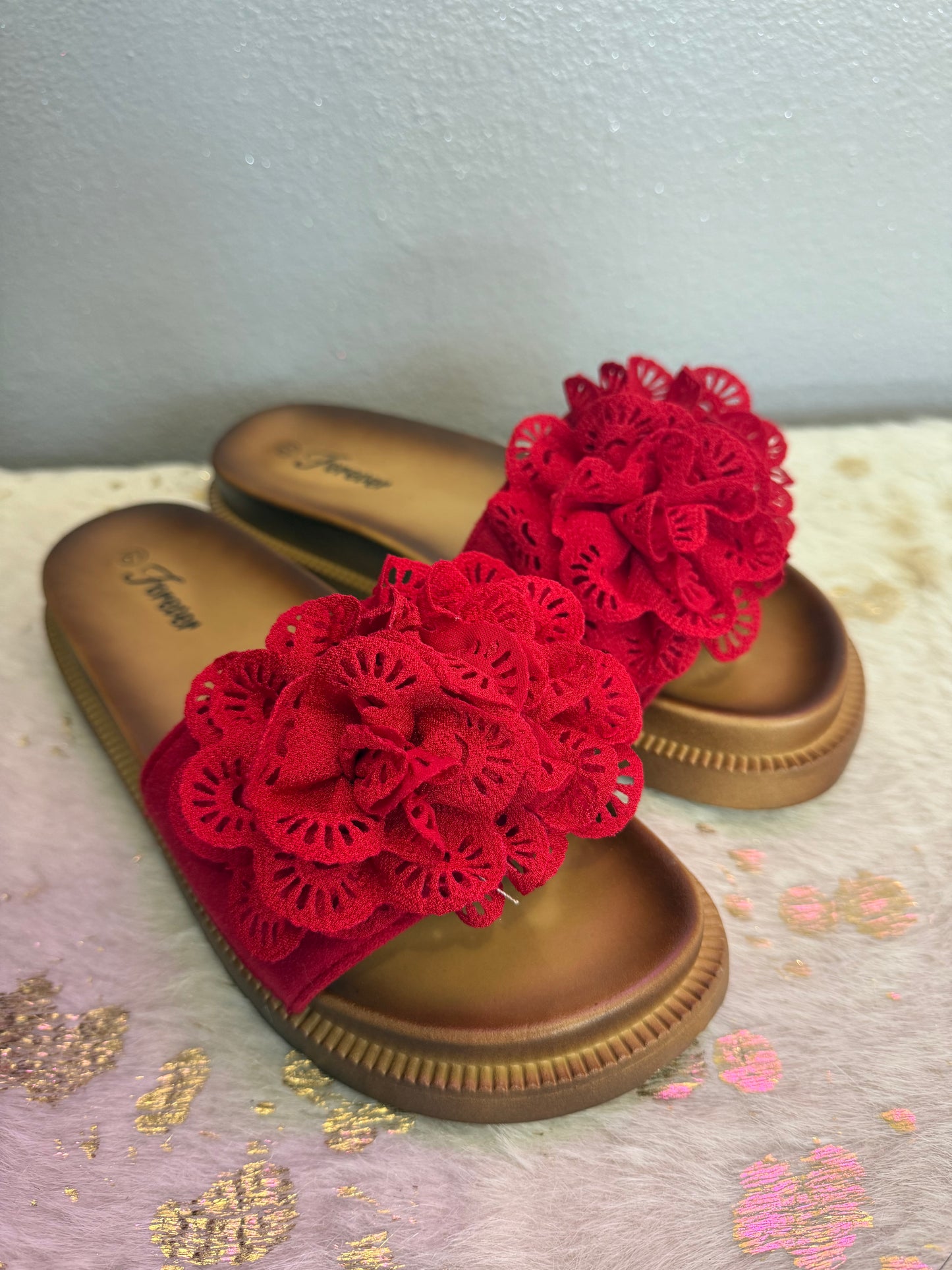 The Pleasant 15 Sandals-Red