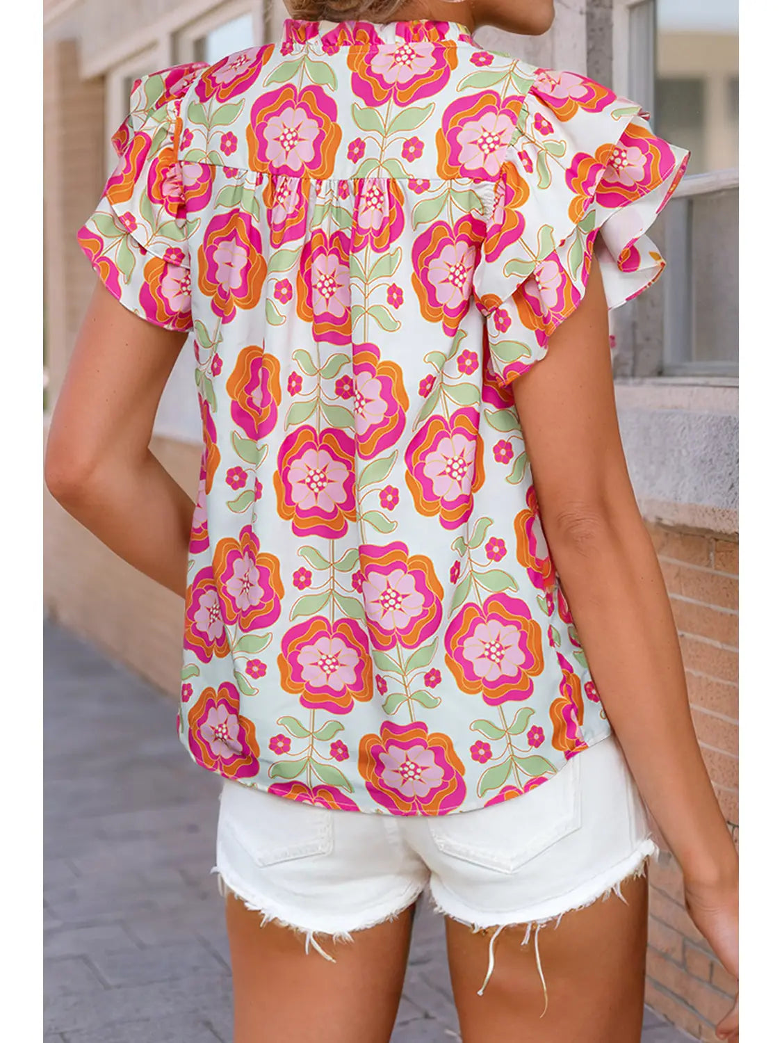 Floral Ric Rac Blouse
