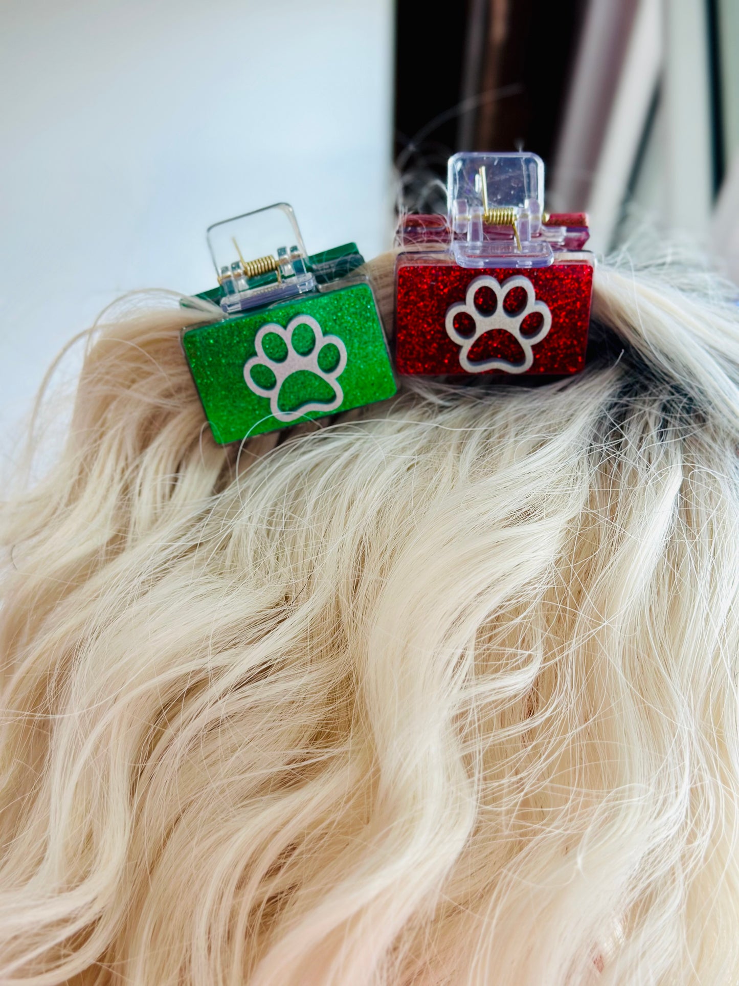 Mini Paw Print Clips