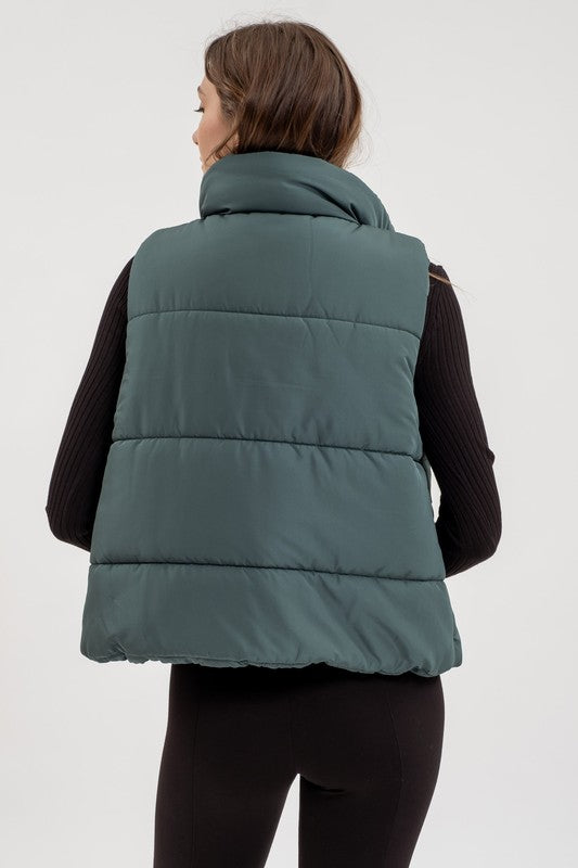 Hunter Green Puffer Vest