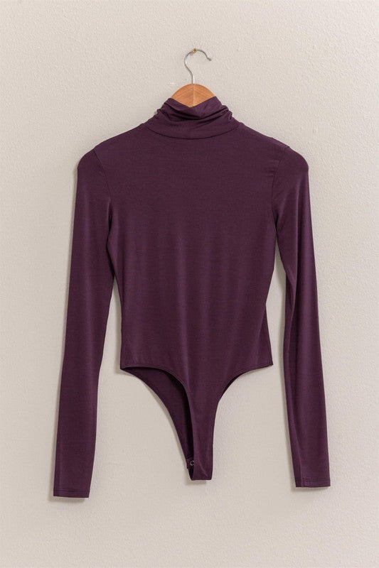 Plum Long Sleeve Bodysuit