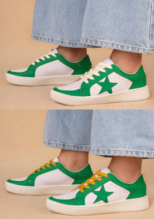 Green Game Day Sneakers
