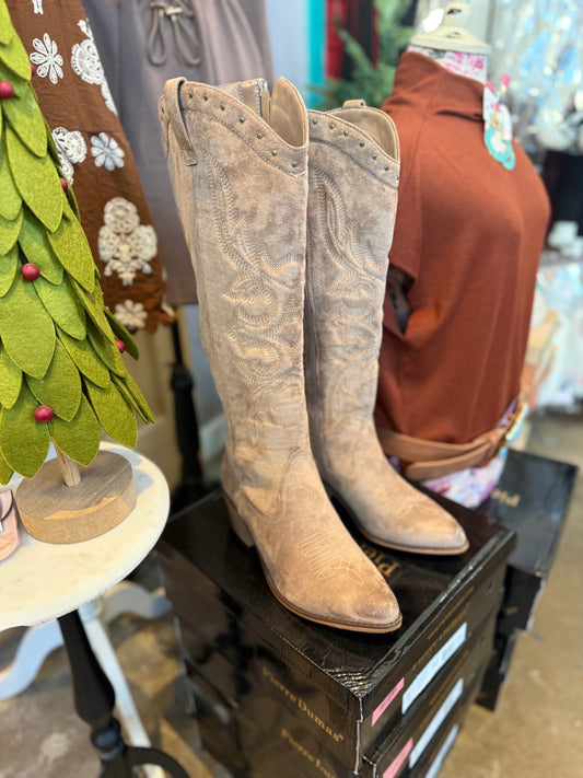 Pierre Dumas-Whitney Boots Taupe