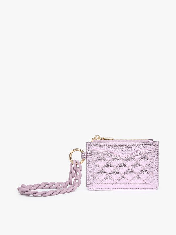 Rhodes Quilted Wallet w/ Chain Bangle