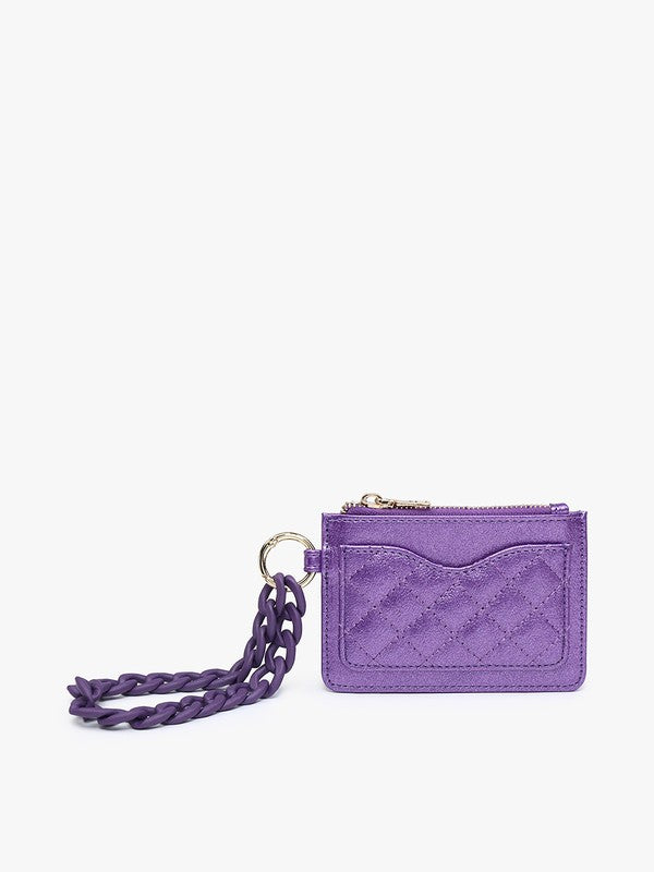 Rhodes Quilted Wallet w/ Chain Bangle