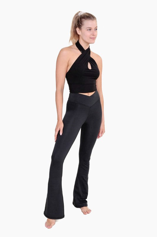 Venice Crossover Waist Yoga Pants