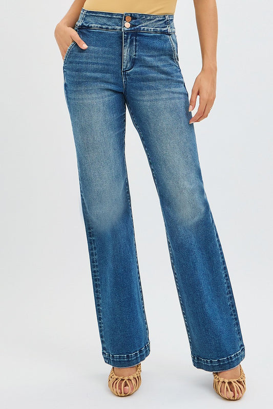Risen Jeans-Tummy Control Bootcut