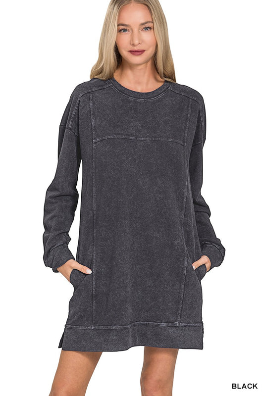 Ava French Terry Dress