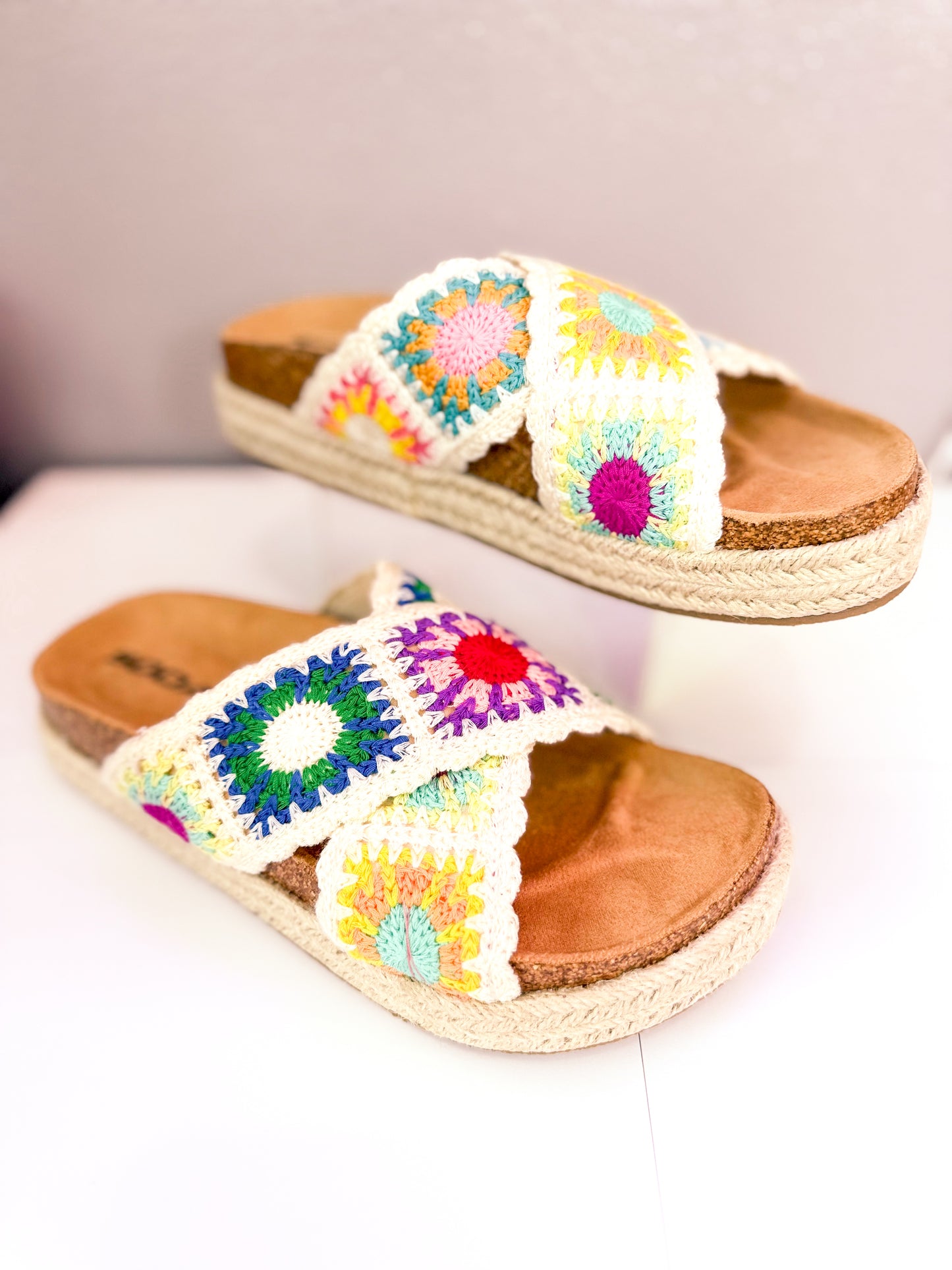 Soda-Crochet Sandals