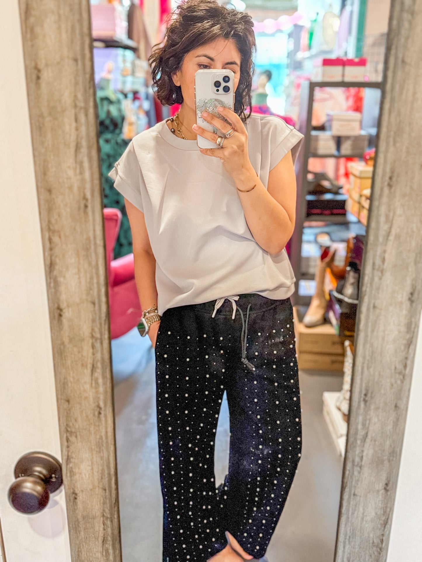 Embellished Sweatpants