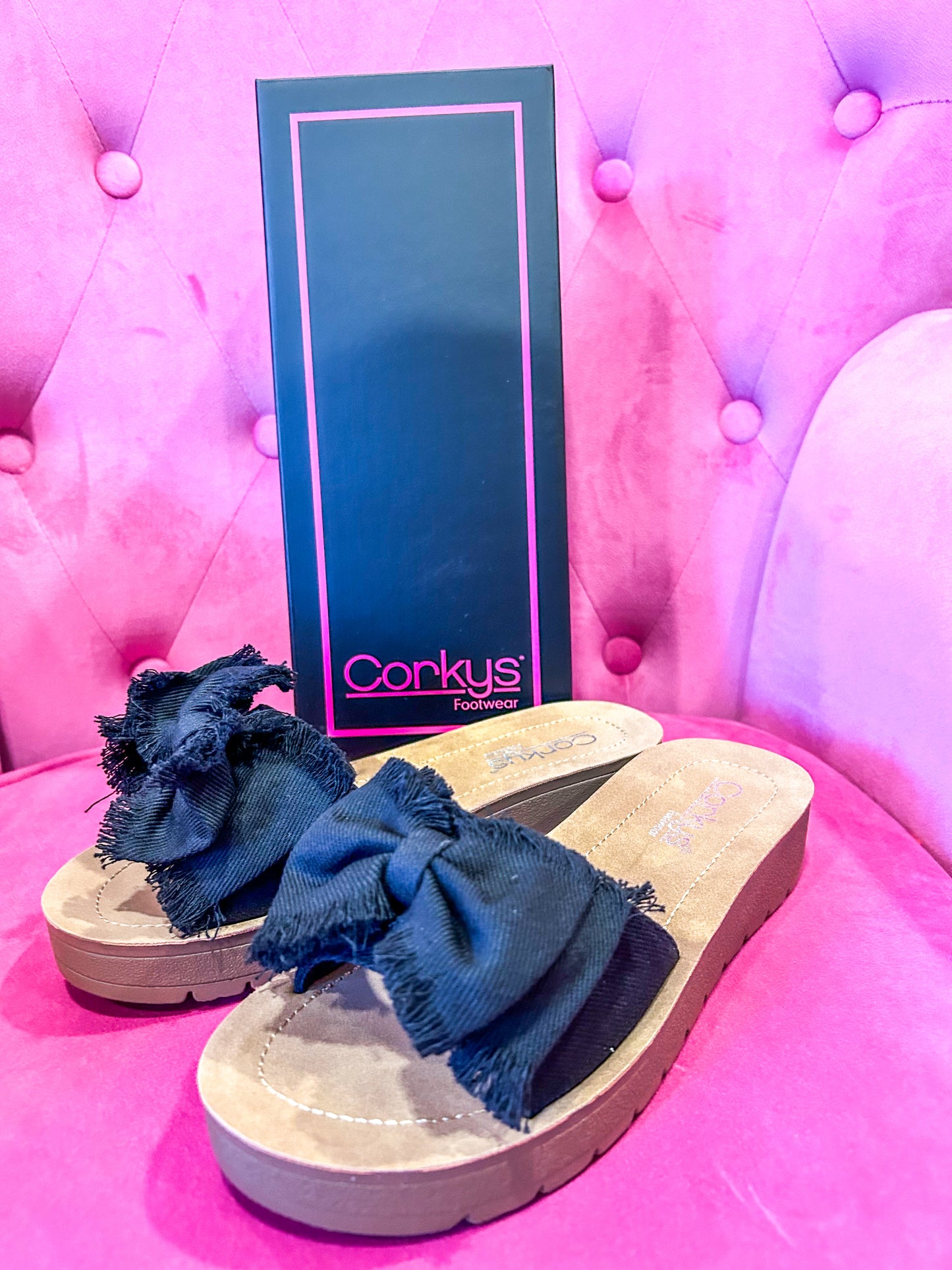 Corkys-Spray Tan Sandals