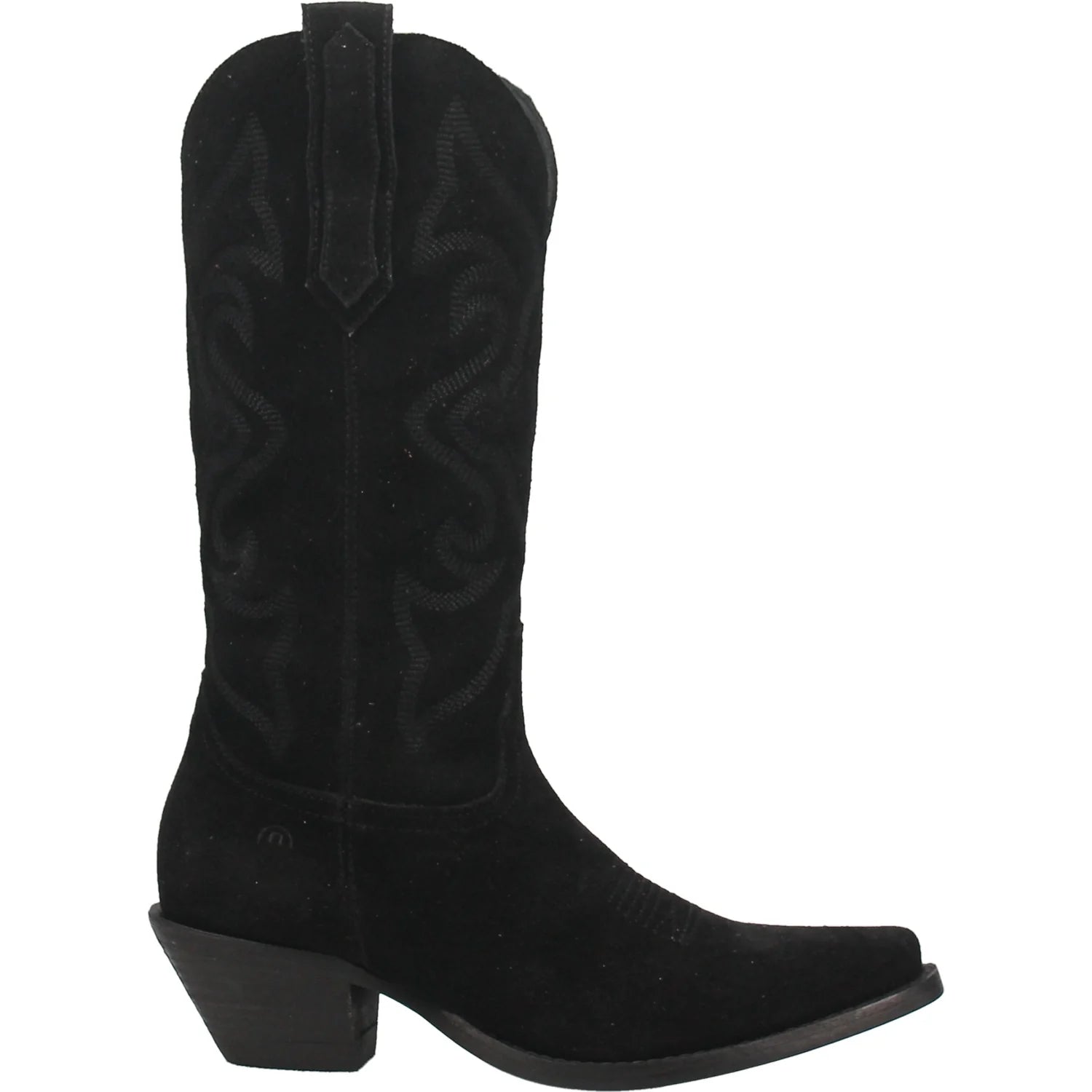 Dingo 1969 Out West Black Suede Western Boots - Twisted Sisters Shoetique