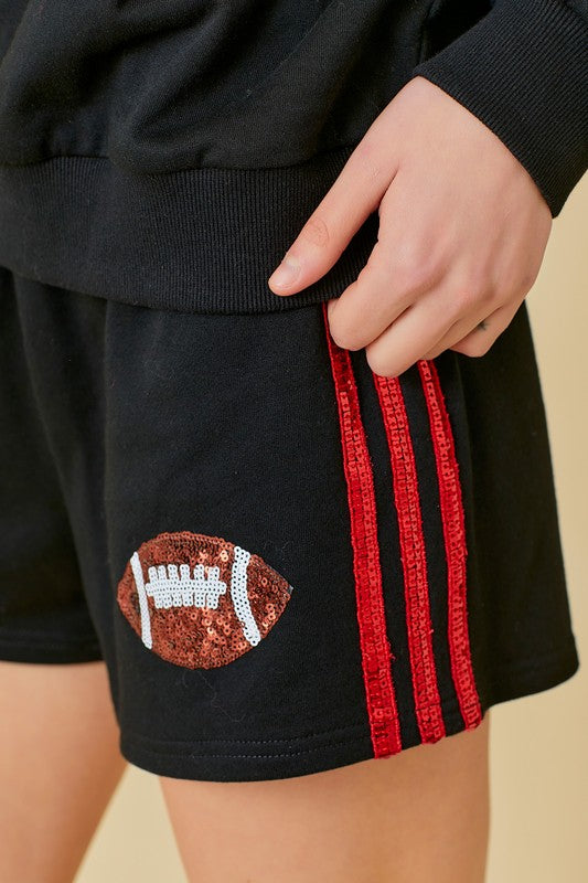 Black/Red Game Day Shorts