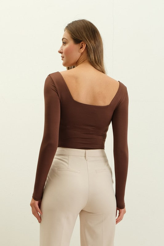 Seamless Square Neck Bodysuit