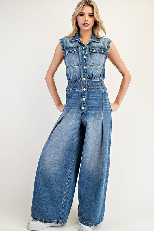 Snow Washed Jumpsuit