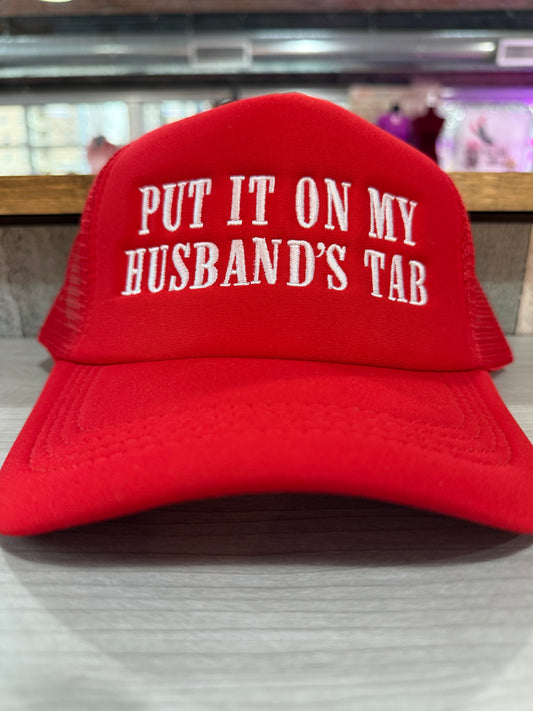 Husband’s Tab Trucker Hat