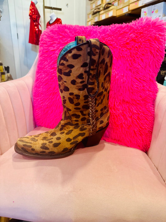 Corral Leopard Booties