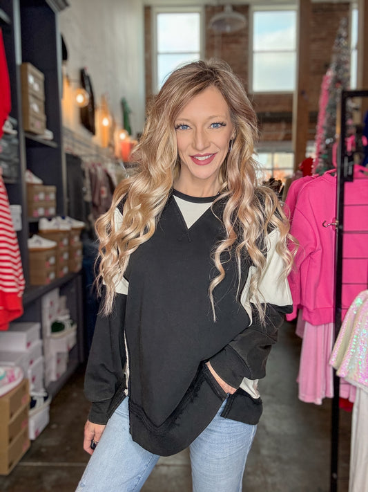 The Bev Colorblock Top