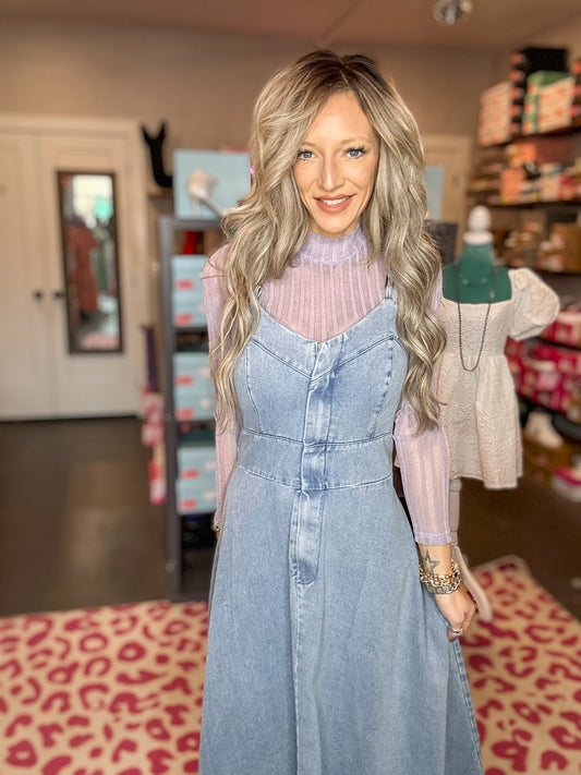 Denim Maxi Dress