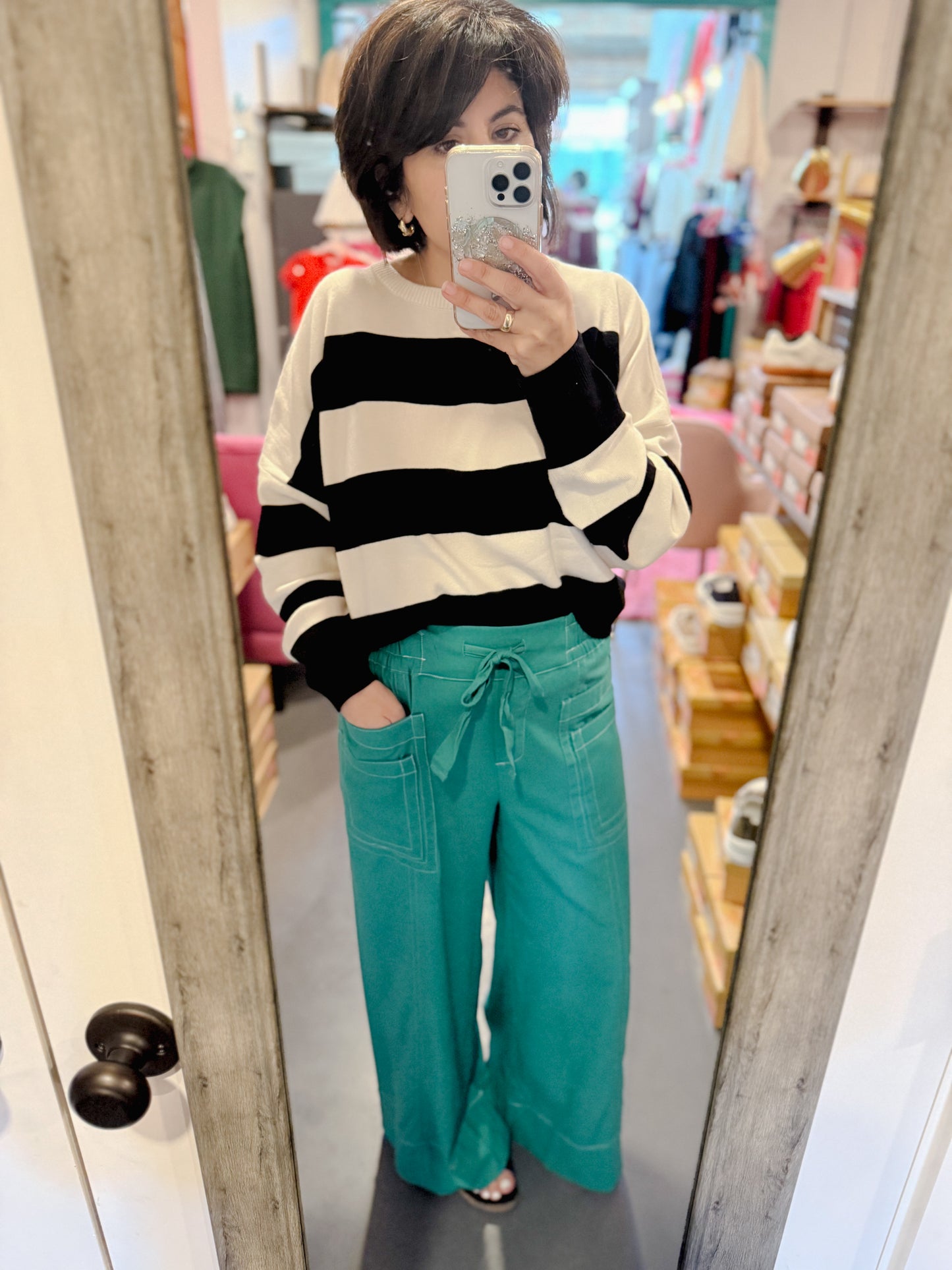 Wide Leg Linen Pants