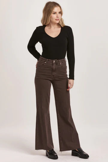 Dear John Fiona Wide Leg-Mocha