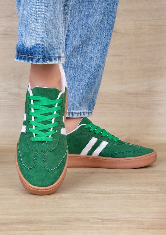 Green Retro Sneakers