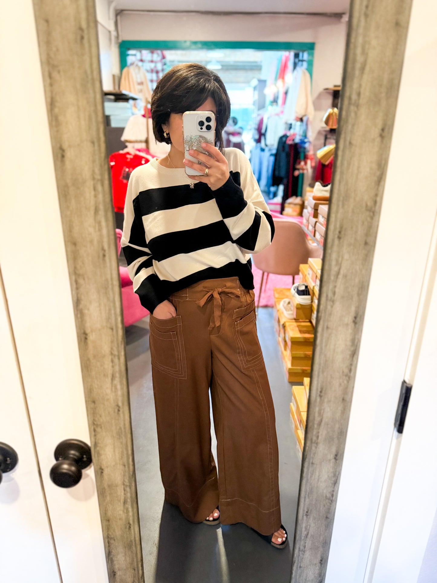 Wide Leg Linen Pants