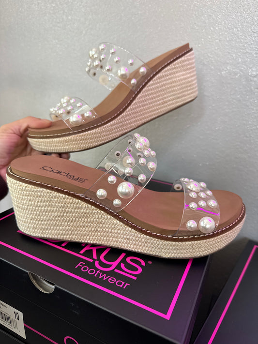 Corkys-Look Who’s Here-Pearl - Twisted Sisters Shoetique