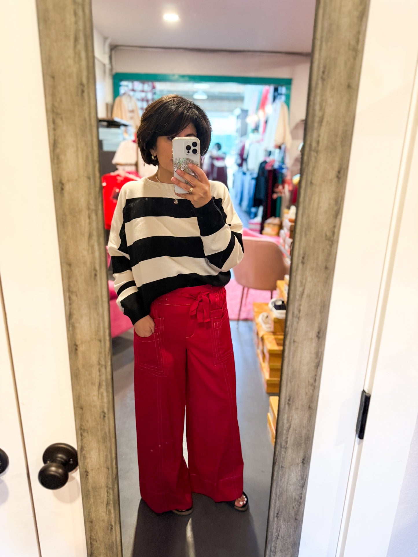 Wide Leg Linen Pants