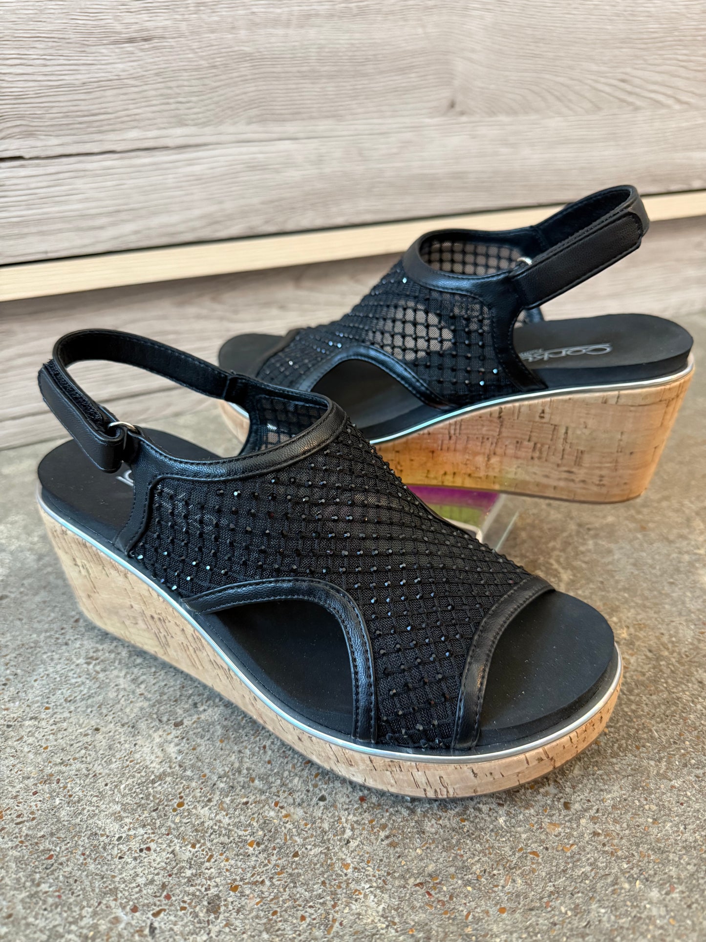 Corkys-Carly Mesh Wedges