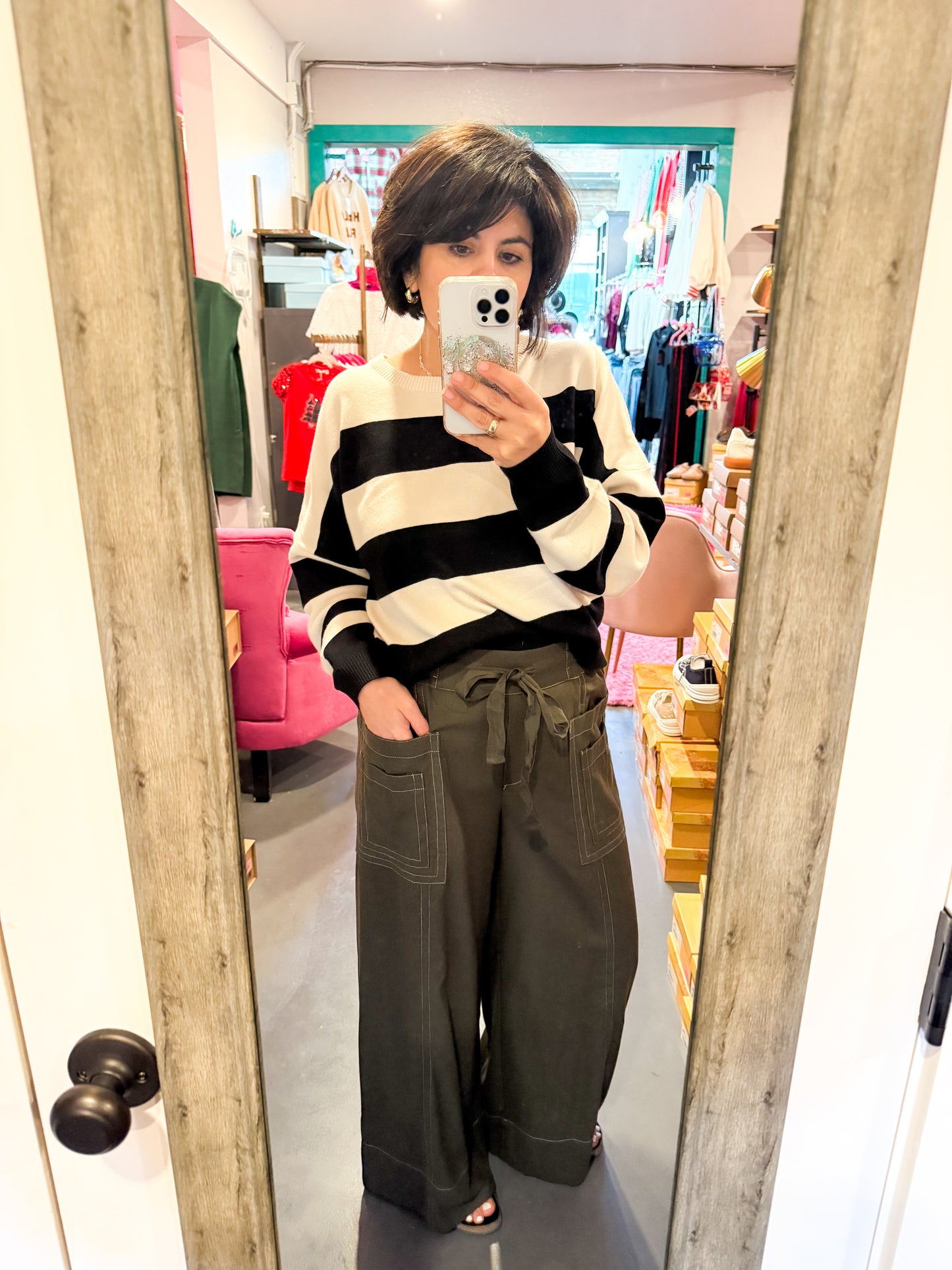 Wide Leg Linen Pants