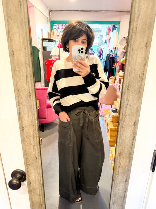 Wide Leg Linen Pants