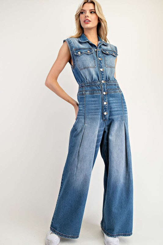 Snow Washed Jumpsuit