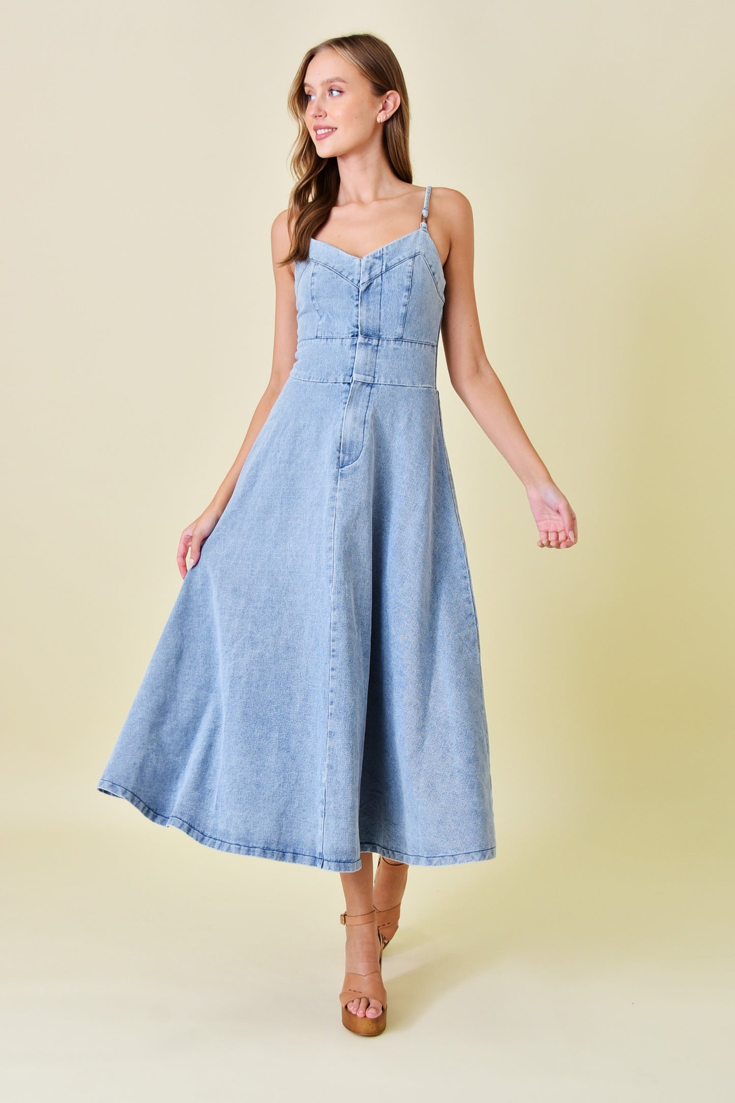 Denim Maxi Dress