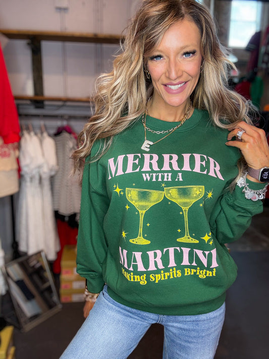 Merrier with a Martini Pullover