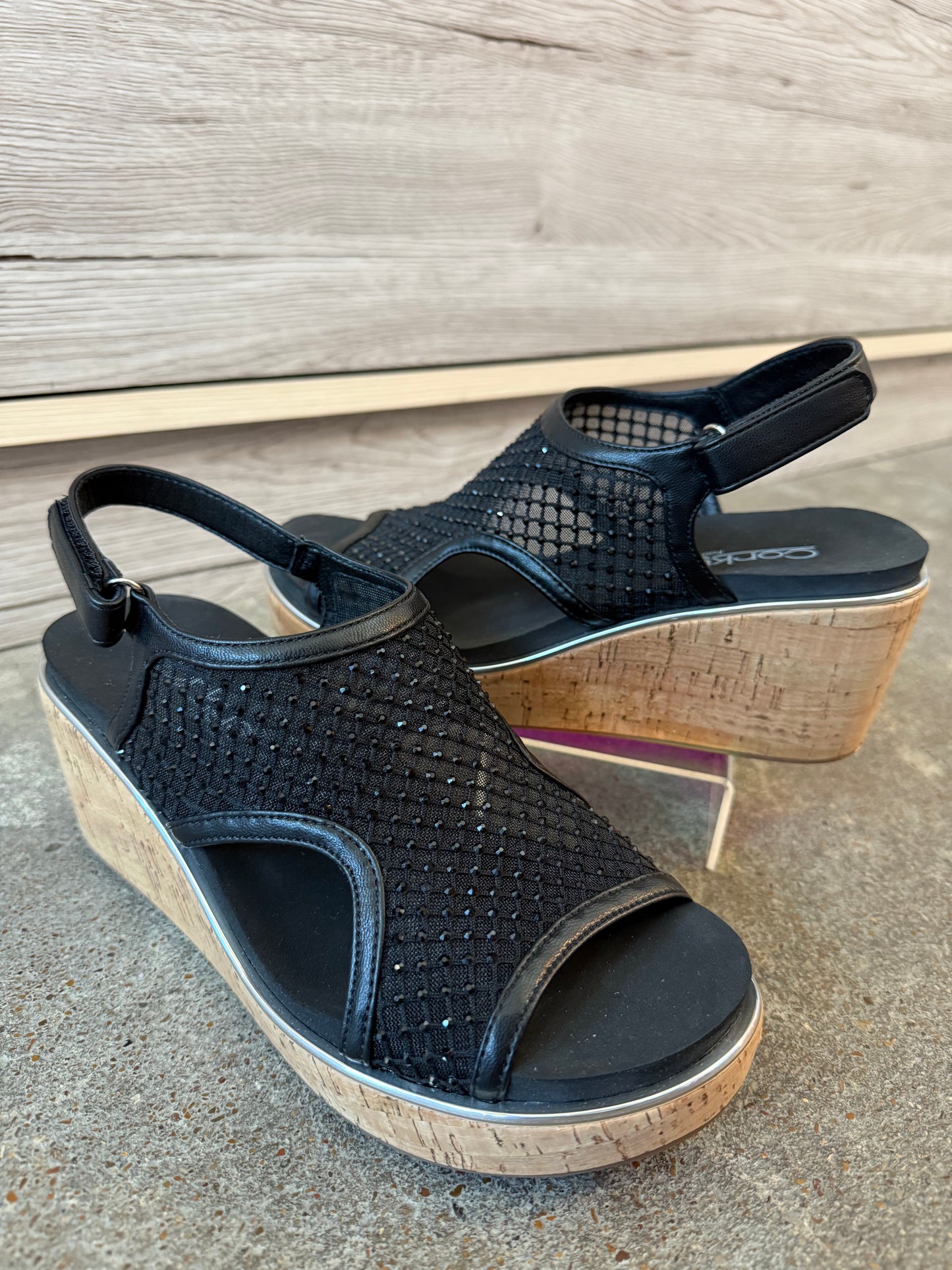 Corkys-Carly Mesh Wedges