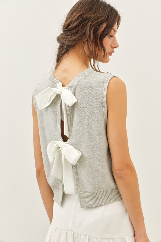 Back Bow Blouse