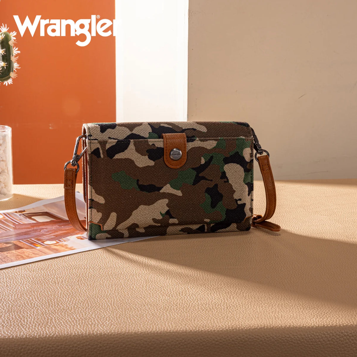 Wrangler Camo Wallet Crossbody Bag - Twisted Sisters Shoetique