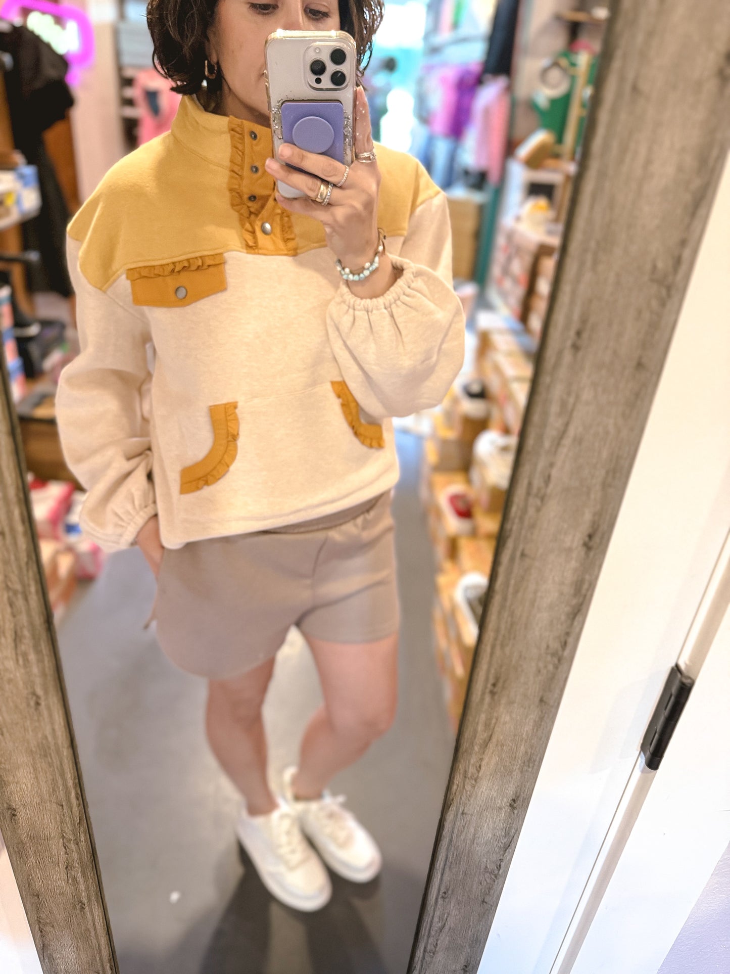 Color Block Pullover
