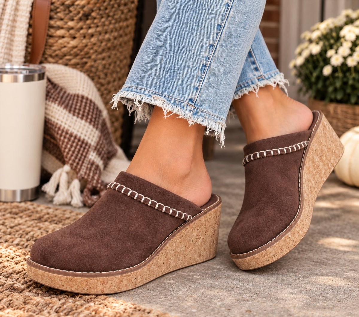 Pierre Dumas SIYA-2 Wedge Mule - Twisted Sisters Shoetique
