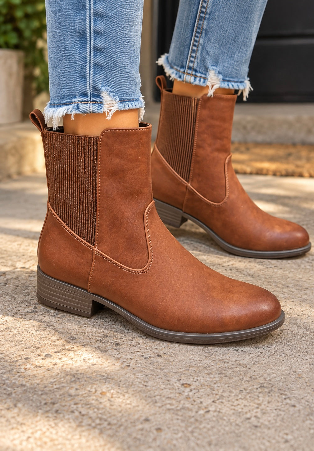 Pierre Dumas Nevada-2 Booties – Whiskey