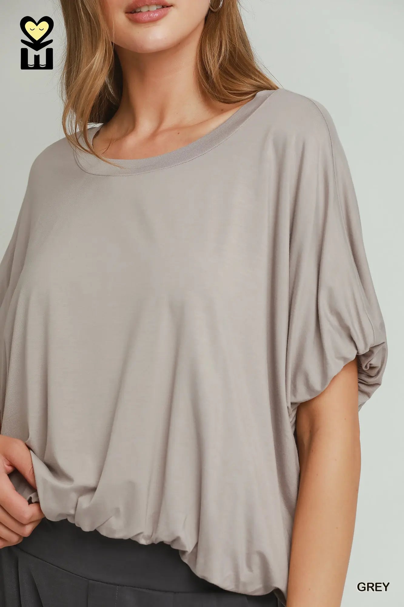 Bubble Hem Top - Twisted Sisters Shoetique
