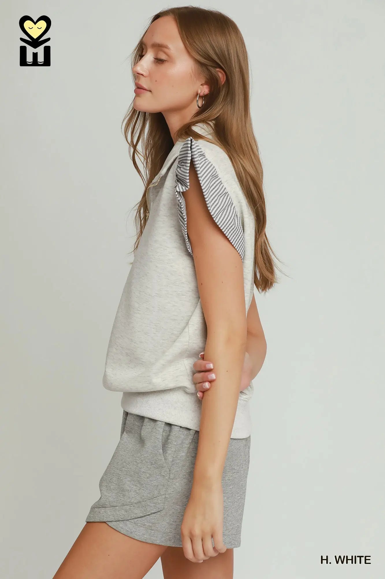 Athleisure Luxe Quarter Zip Top