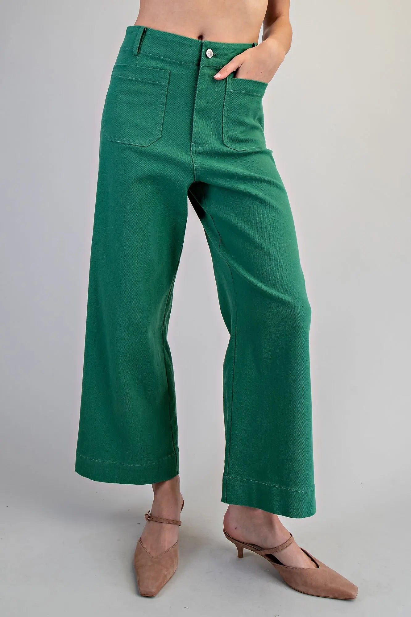 Soft Washed Wide Leg Pants