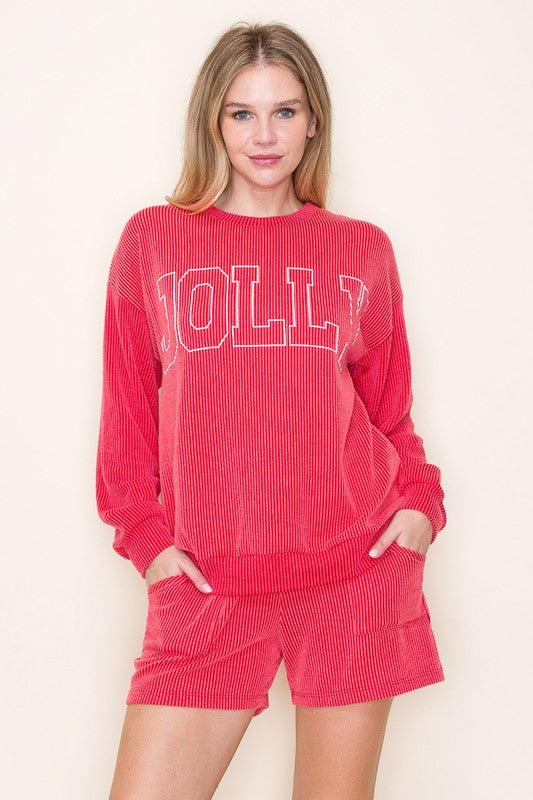 Jolly Ribbed Pullover