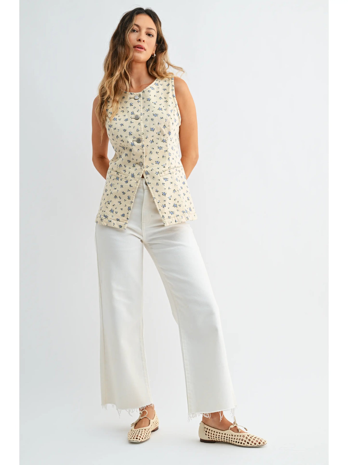 Slim Scissor Cut Wide Leg Jean