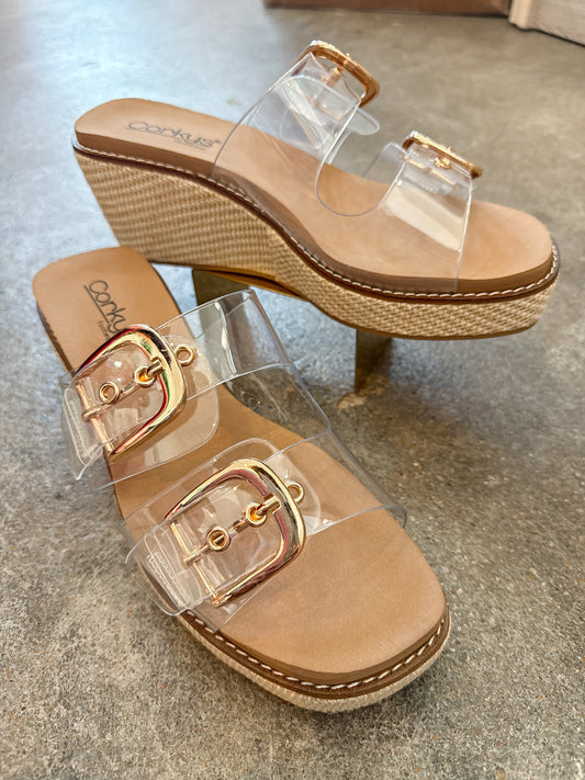 Corkys-Manifest Sandals-Clear