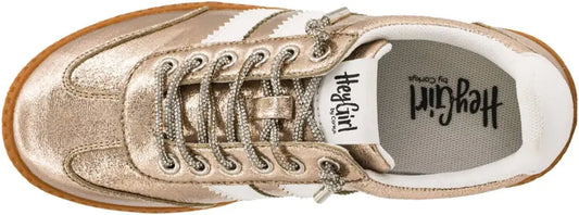 Corky’s Heads Up Gold Metallic Sneakers