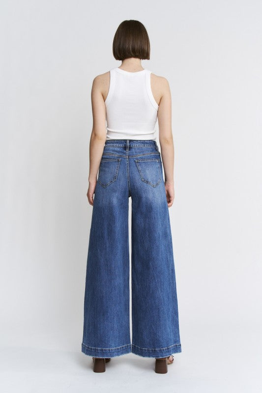 Mica Denim-Slouchy Wide Leg