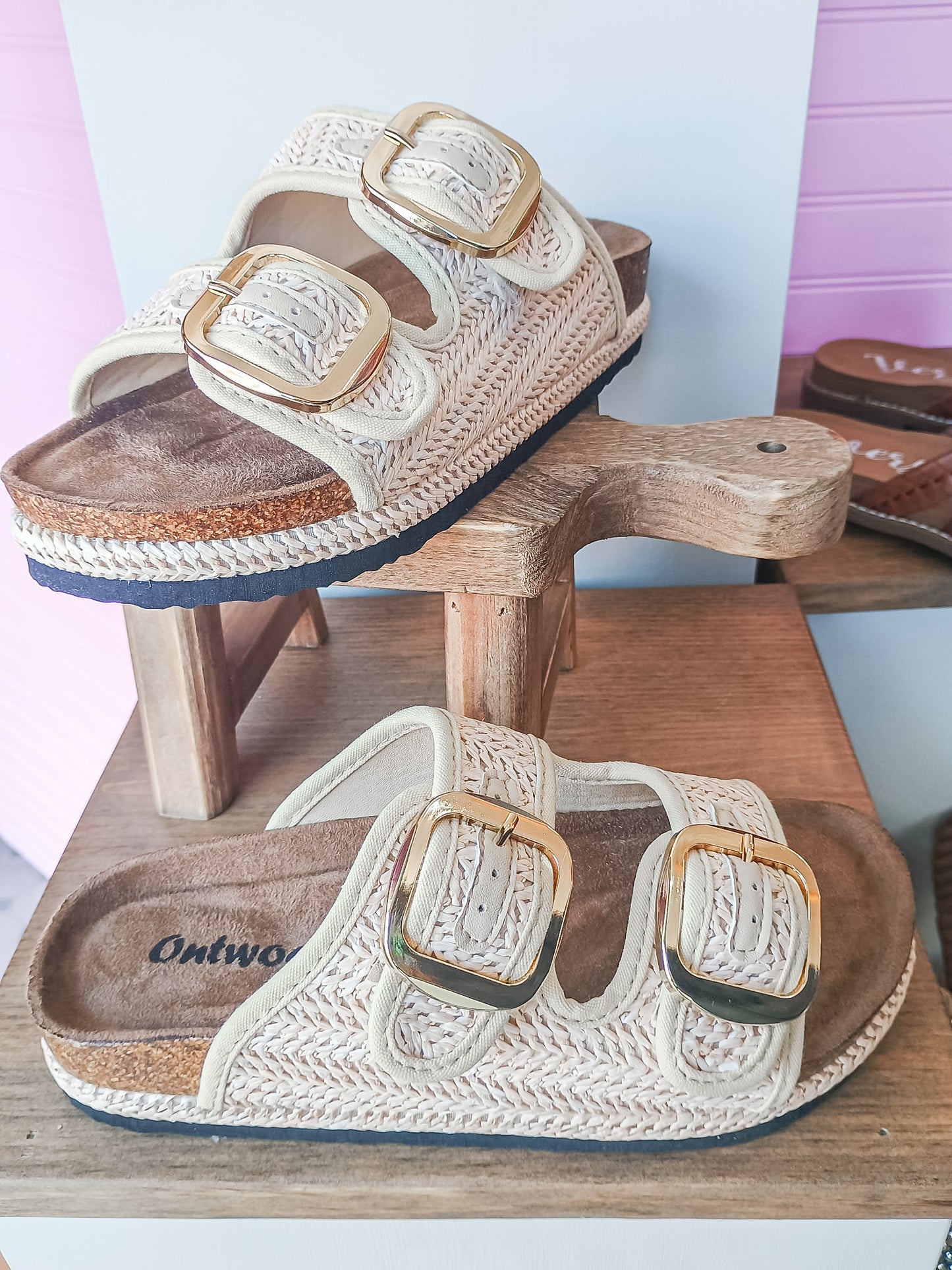 The Joan Sandals-Natural